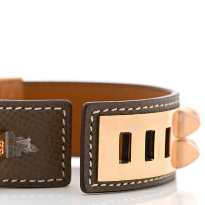 Hermes Epsom Collier de Chien CDC 24 Bracelet Etoupe 7 of 9