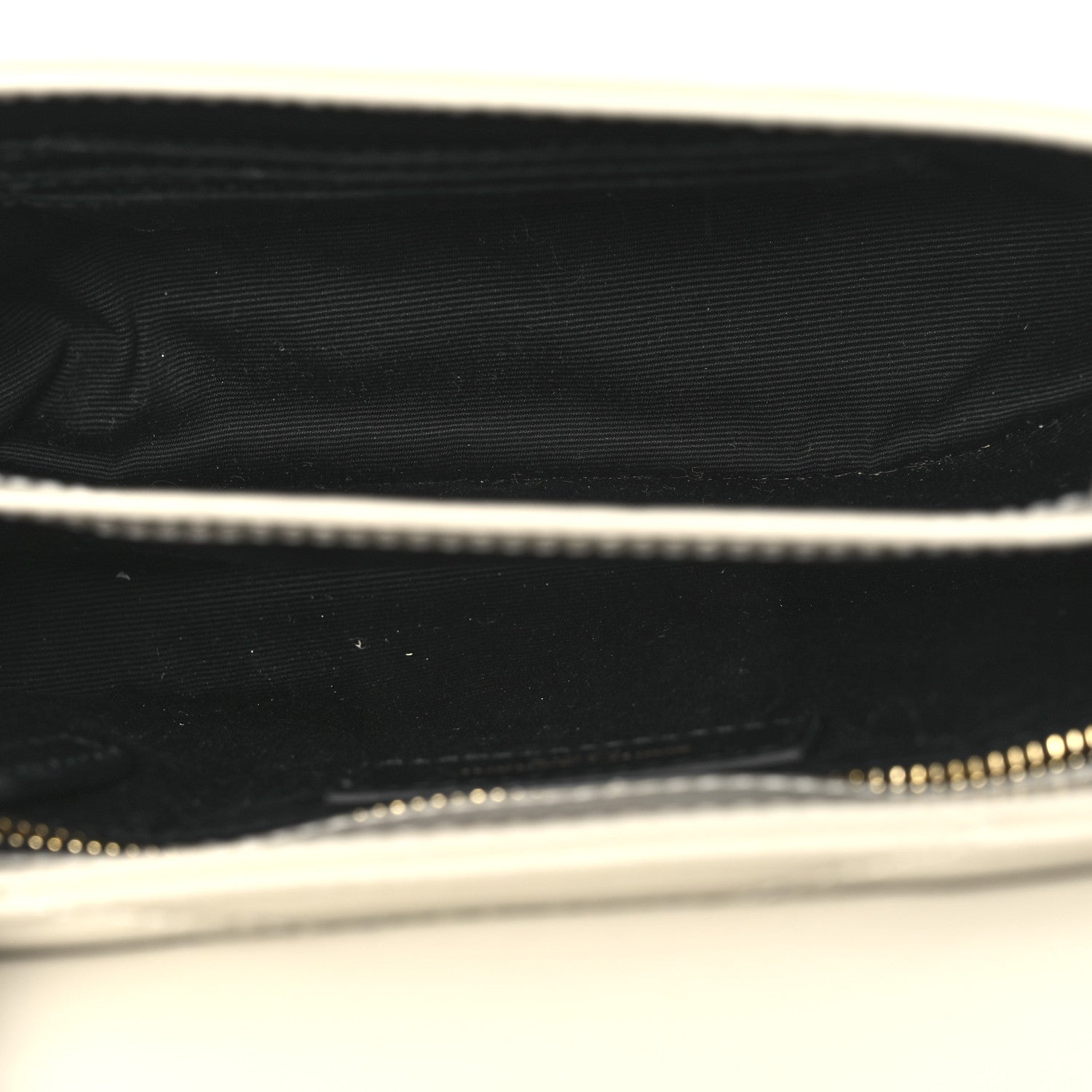 Saint Laurent Calfskin Y Quilted Monogram Toy Loulou Crossbody Bag Blanc Vintage 5 of 10