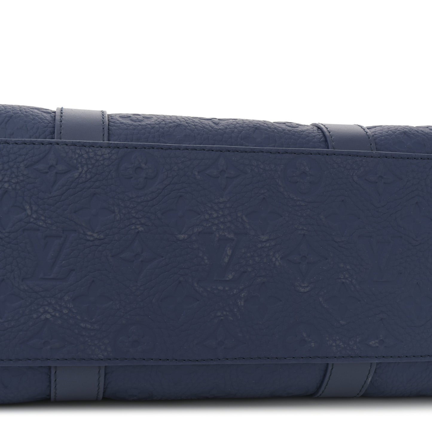 Taurillon Monogram Sac Plat 24H Sapphire