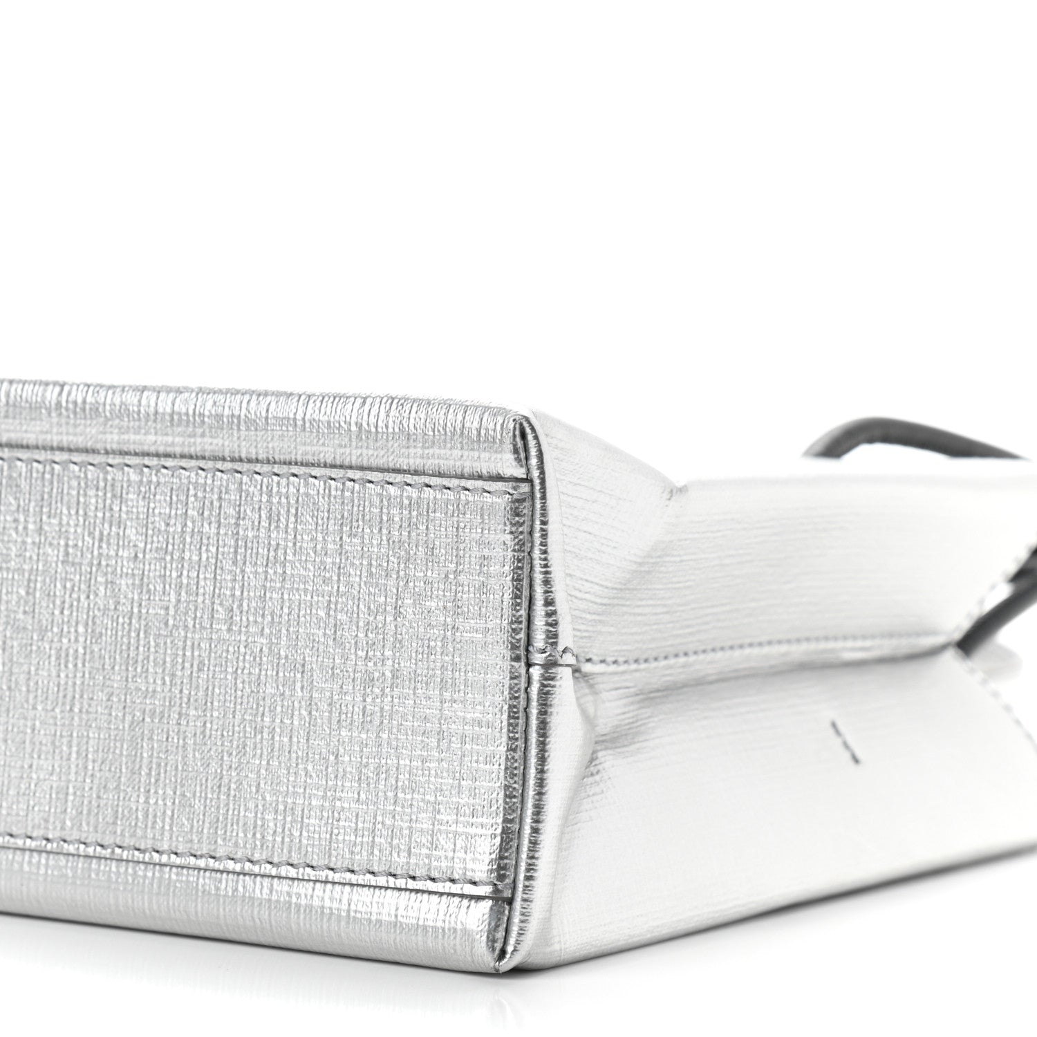 Balenciaga Calfskin Logo XXS Shopping Tote Gris Fossile 8 of 8