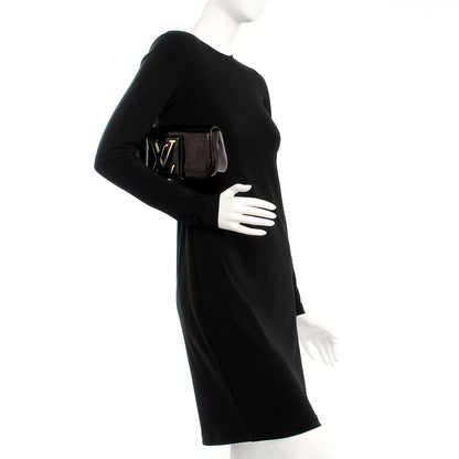 Louis Vuitton Patent Sobe Clutch Amarante 2 of 6