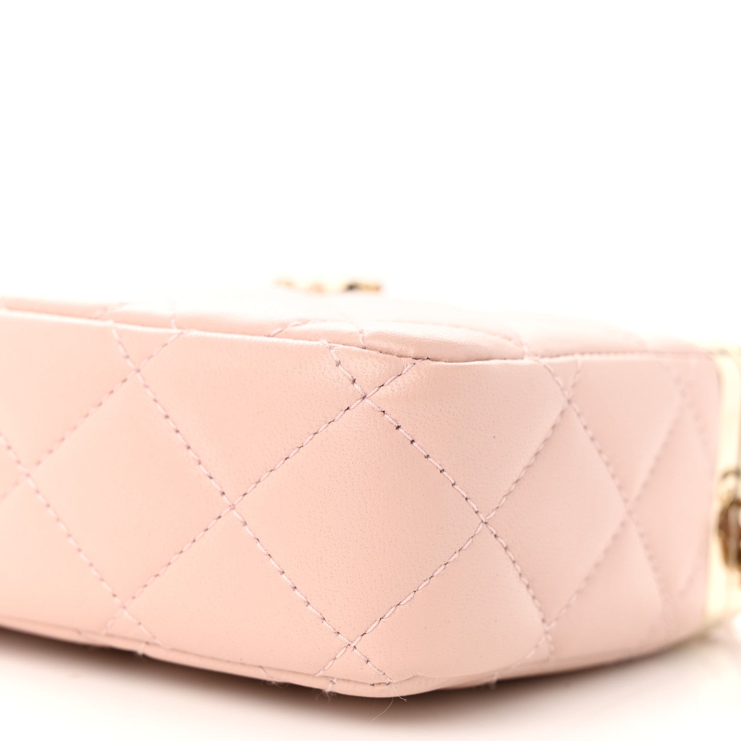 Chanel Lambskin Quilted CC Vanity With Chain Light Pink 10 of 11
