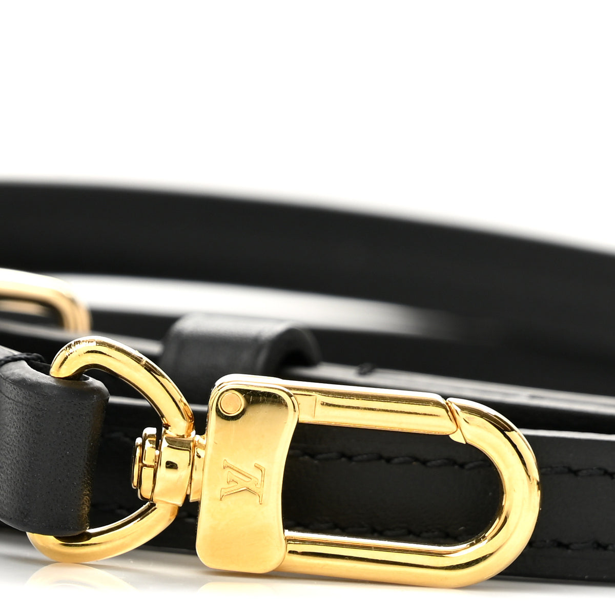 Calfskin 16mm Adjustable Shoulder Strap Black