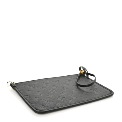 Louis Vuitton Empreinte Monogram Giant Neverfull MM Pochette Black 3 of 5