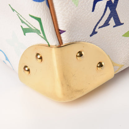Louis Vuitton Monogram Multicolor Speedy 30 White 10 of 16