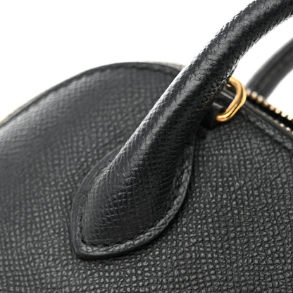 Balenciaga Signature Grained Calfskin XXS Ville Top Handle Bag Black White 14 of 15