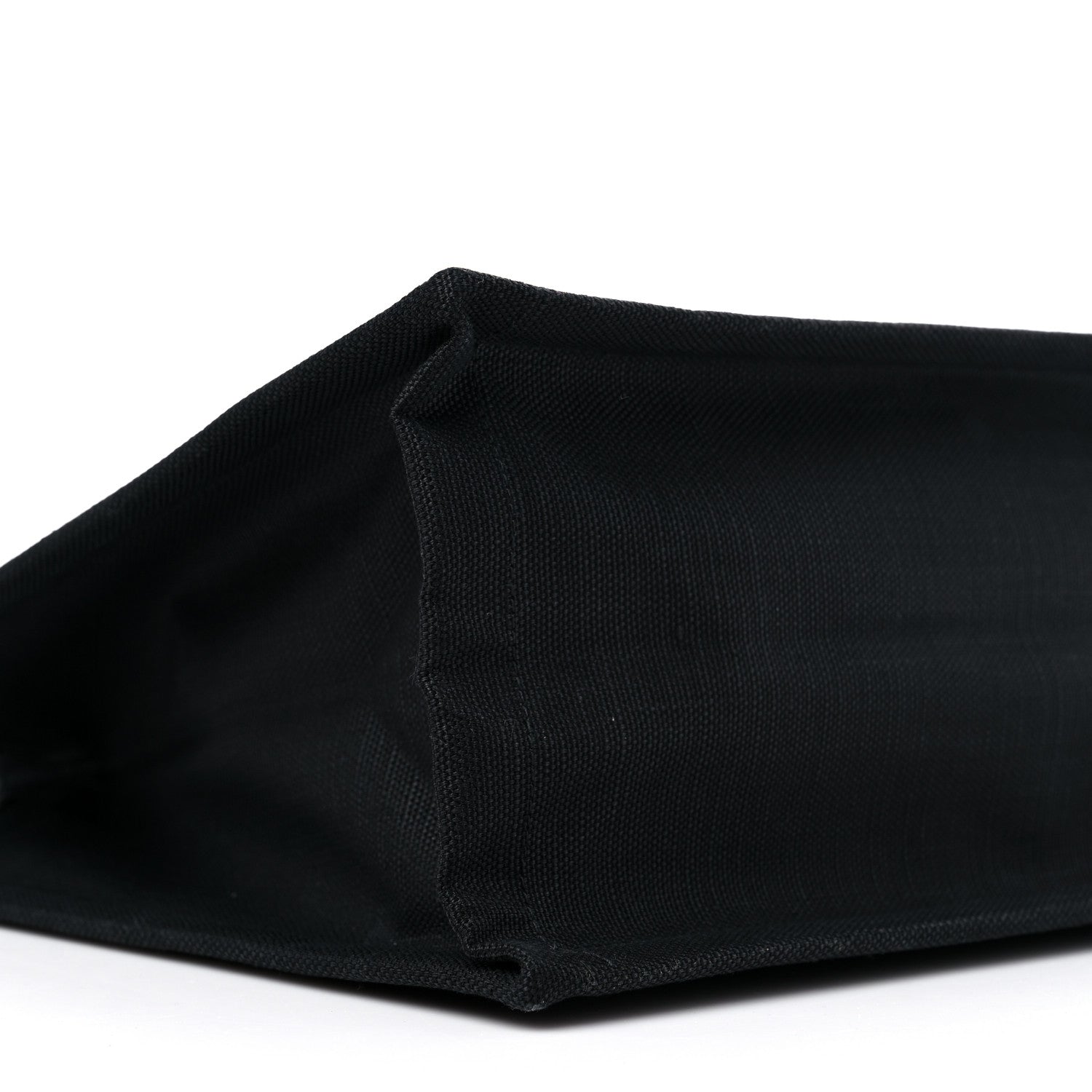 Saint Laurent Raffia Linen Calfskin Small Rive Gauche Tote Black 8 of 9