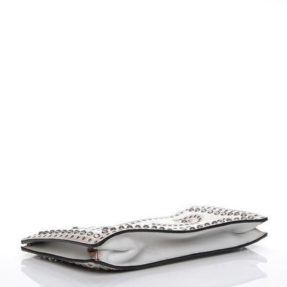 Prada Vitello Vintage Studded Clutch 7 of 12
