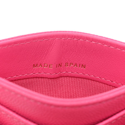 Chanel Caviar Quilted Card Holder Pink 7 of 10
