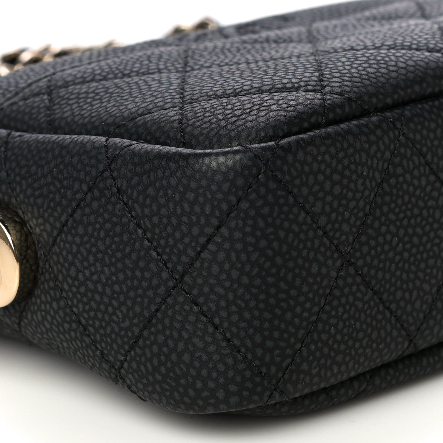Chanel Iridescent Caviar Quilted Mini Coco Tassel Camera Case Black 9 of 10