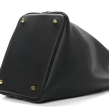 Hermes Taurillon Clemence Picotin Lock 22 MM Black 9 of 9