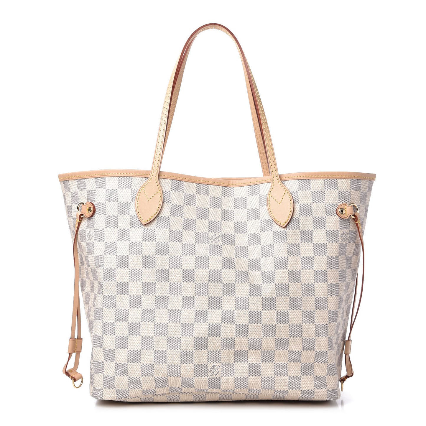Damier Azur Neo Neverfull MM Rose Ballerine