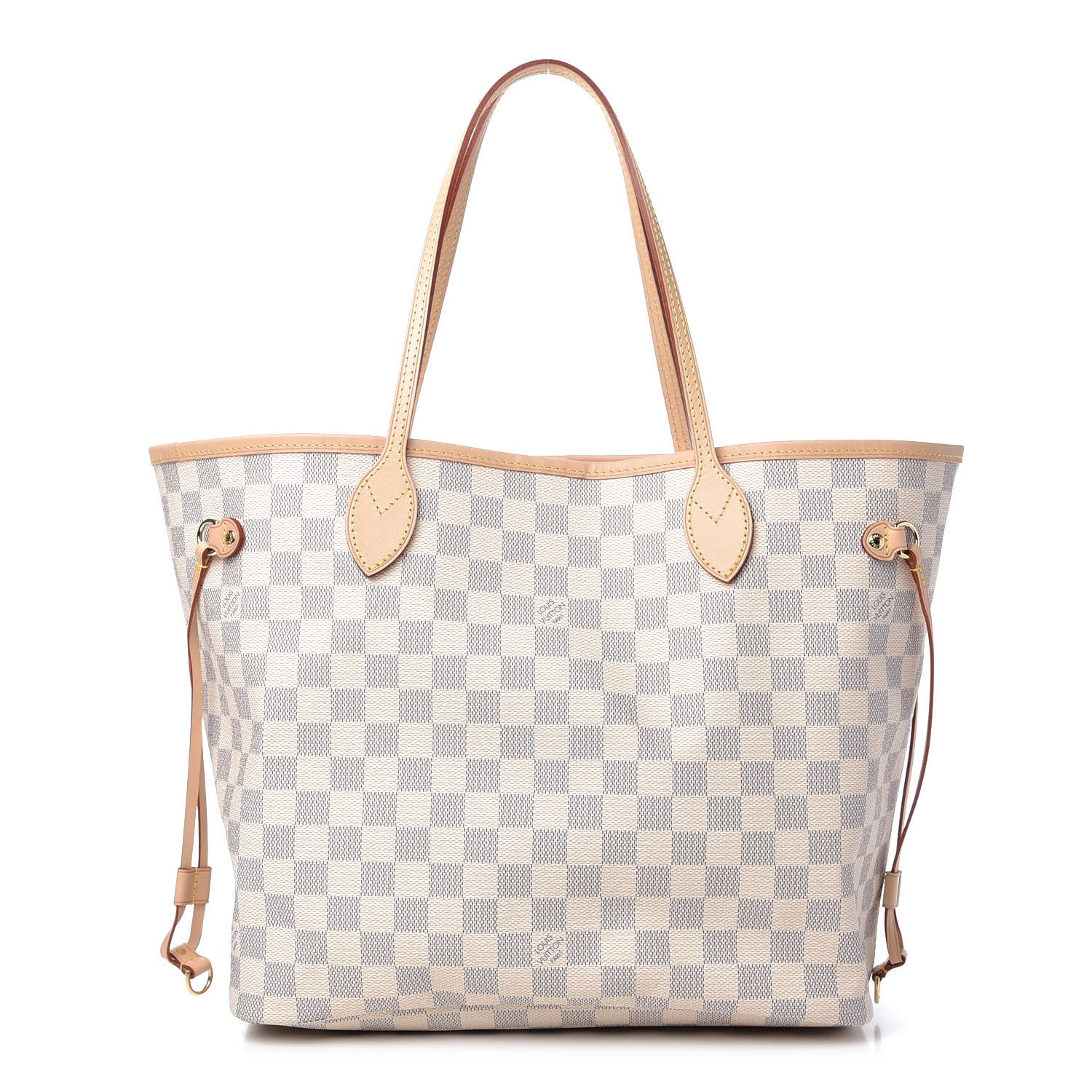 Louis Vuitton Damier Azur Neo Neverfull MM Rose Ballerine 1 of 10