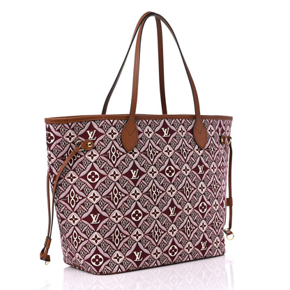 Louis Vuitton Jacquard Since 1854 Neverfull MM Bordeaux 3 of 9