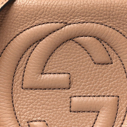 Gucci Pebbled Calfskin Small Soho Disco Bag Camelia 8 of 15