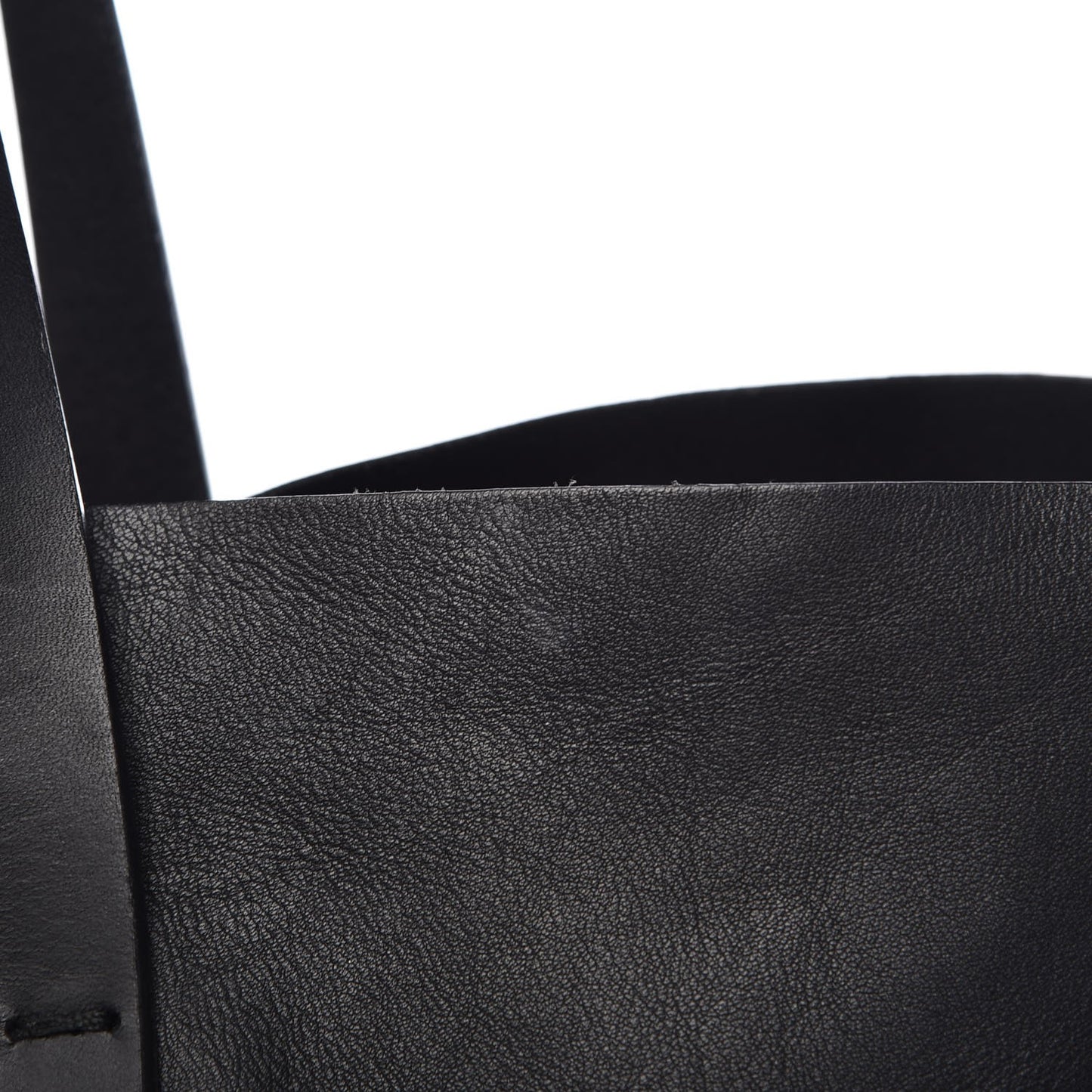 Calfskin Large Horsebit Tote Black