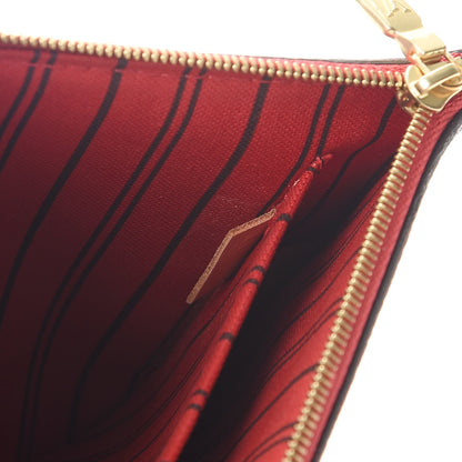 Louis Vuitton Monogram Neverfull MM GM Pochette Cherry 7 of 8