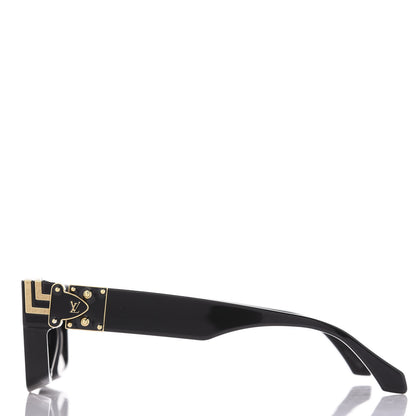 Louis Vuitton Acetate 1.1 Millionaires Sunglasses Z1165E Black 3 of 8