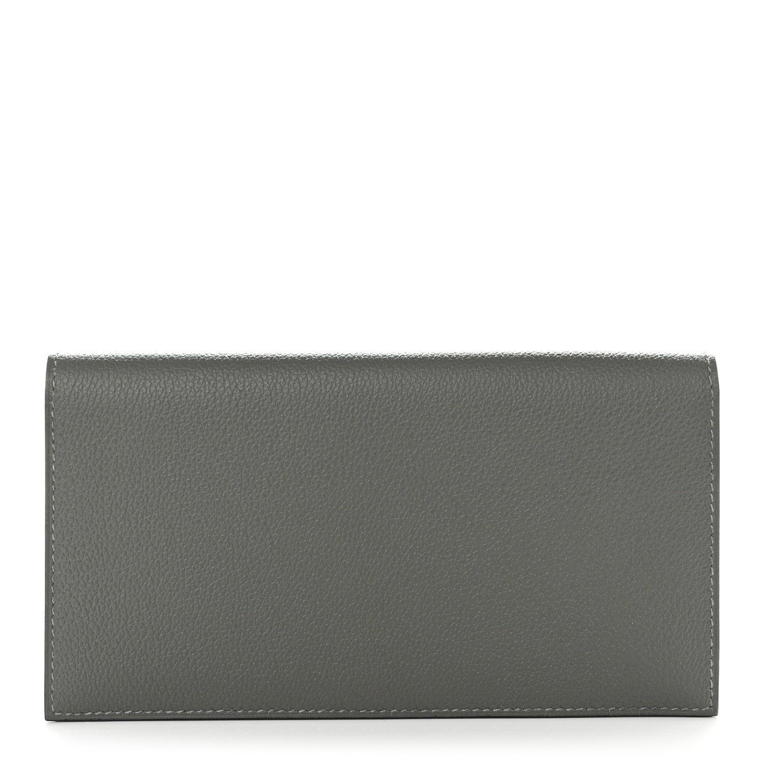 Hermes Evercolor Citizen Twill Long Wallet Gris Meyer 1 of 9