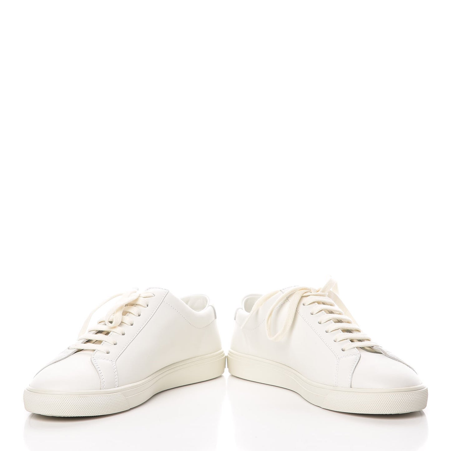 Calfskin Andy Low Top Sneakers 38.5 White