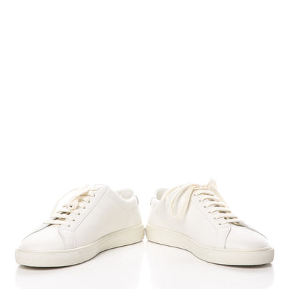 Saint Laurent Calfskin Andy Low Top Sneakers 38.5 White 9 of 11