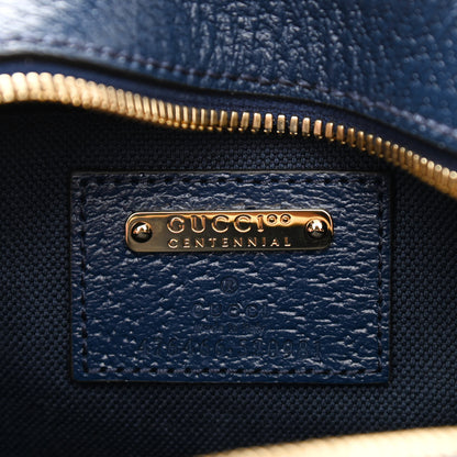 Gucci GG Supreme Kaleidoscope Calfskin Script Logo Gucci 100 Camera Bag Blue Orange Multicolor Blue Agata 6 of 10