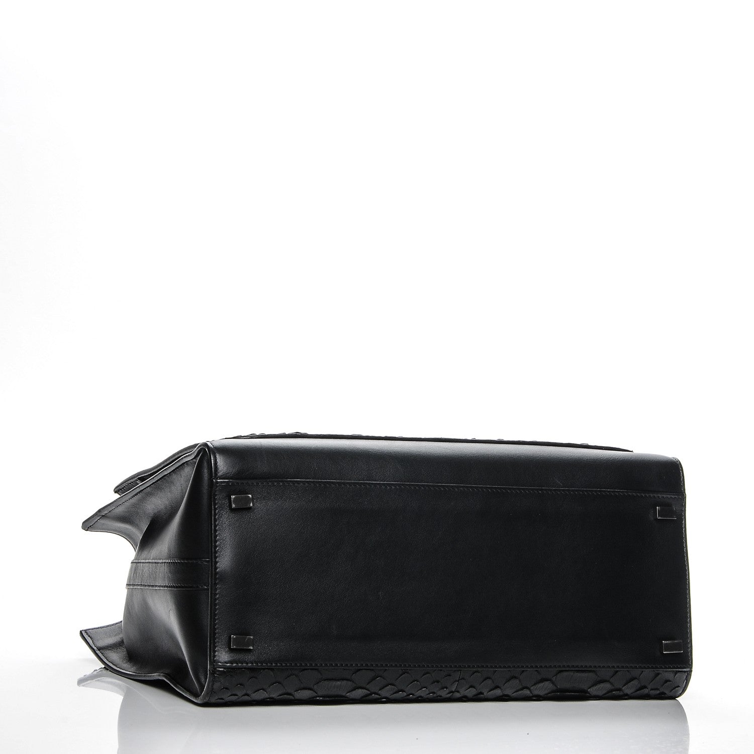 Proenza Schouler Python Calfskin Small PS11 Tote Black 4 of 8