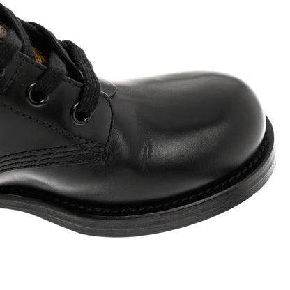 Louis Vuitton Calfskin Monogram Metropolis Flat Ranger Boots 37.5 Black 11 of 12