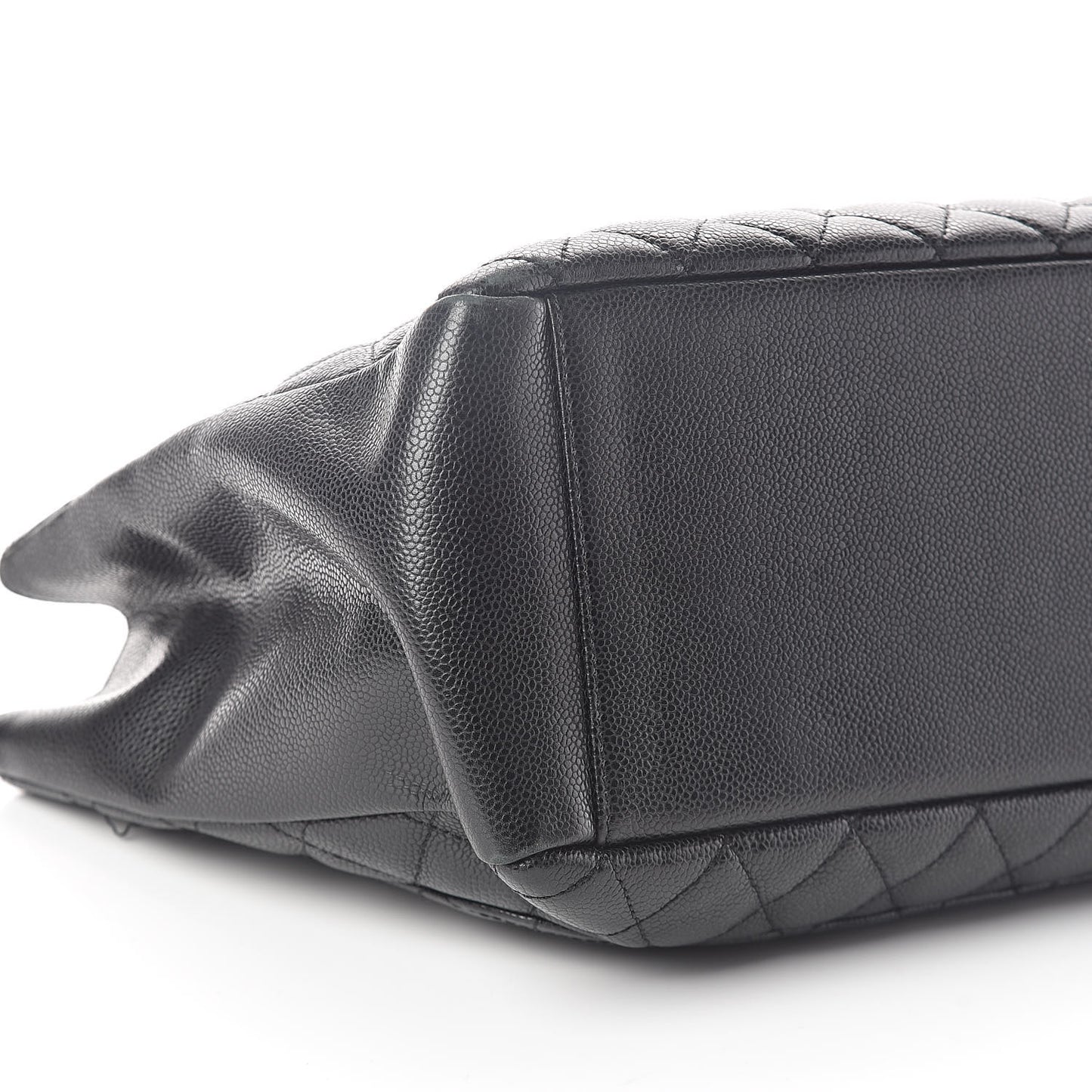 Caviar Quilted Grand Shopping Tote GST Black
