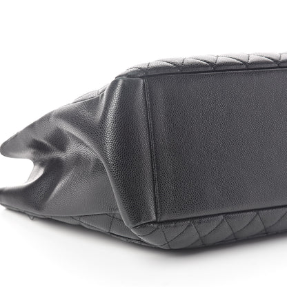 Chanel Caviar Quilted Grand Shopping Tote GST Black 10 of 11