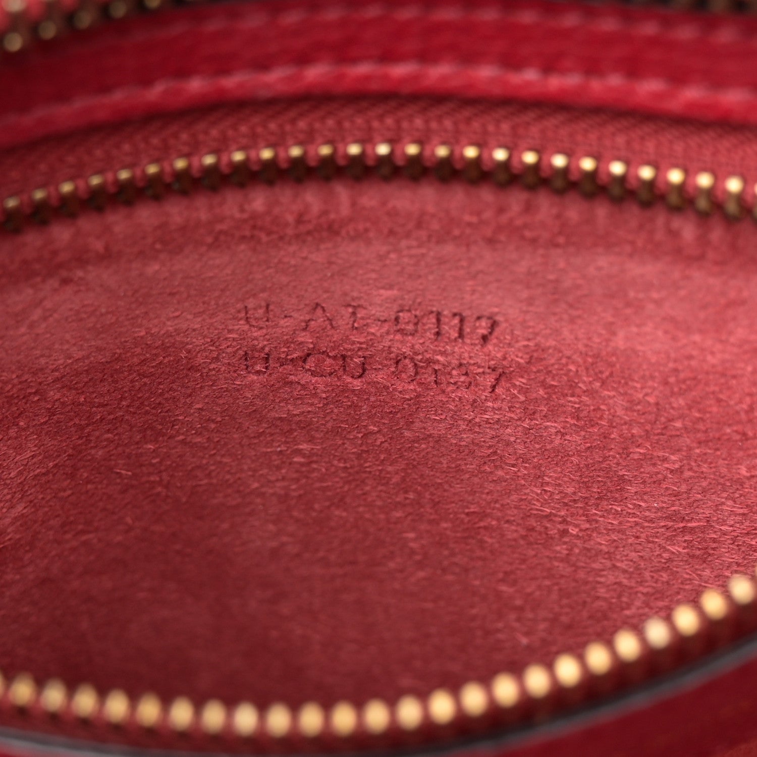 Celine Drummed Calfskin Micro Luggage Merlot 7 of 15