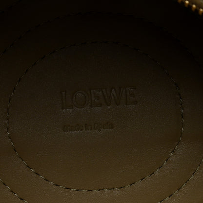 Loewe Shiny Nappa Calfskin Small Paseo Bag Clay Green 6 of 9