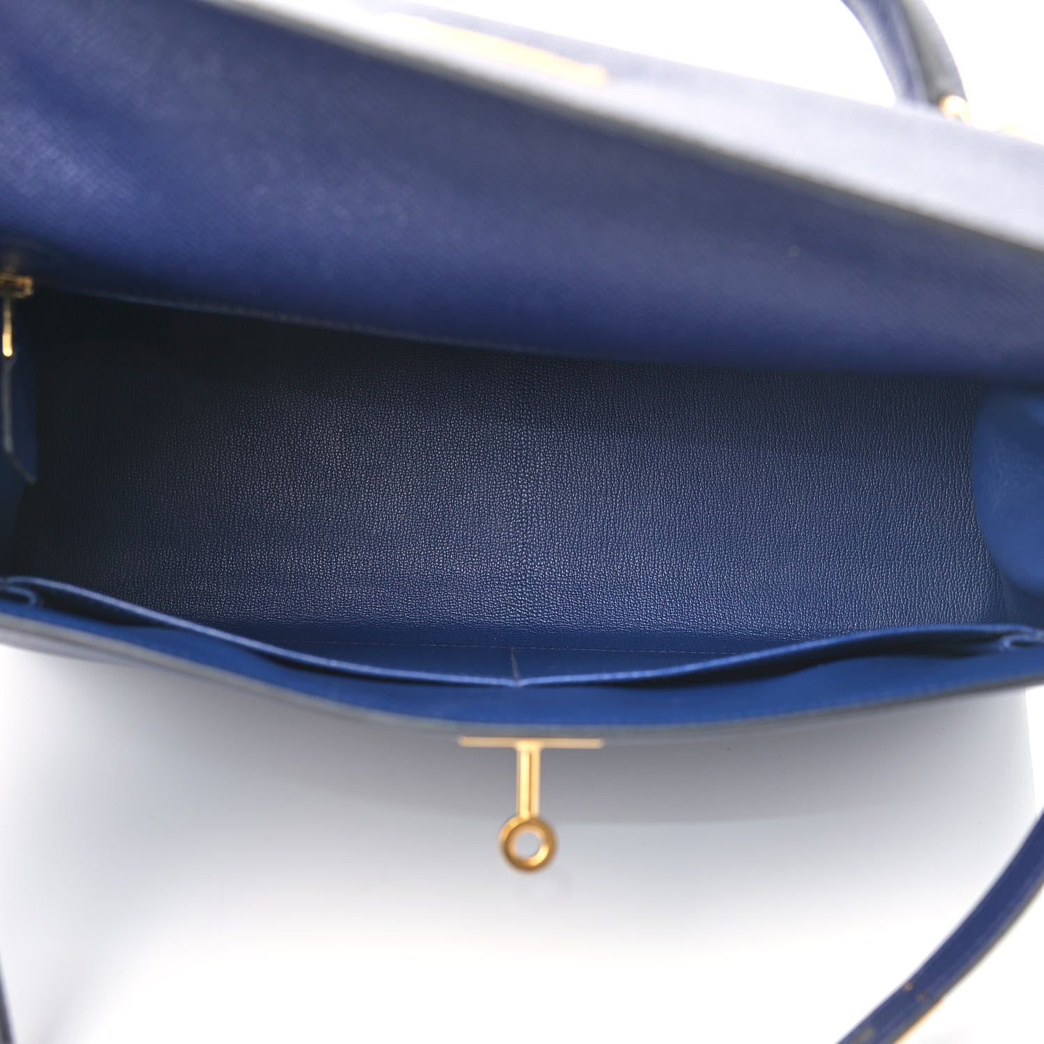 Hermes Epsom Kelly Sellier 32 Bleu Saphir 5 of 11