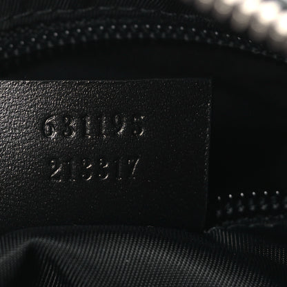 Gucci Techno Canvas Selleria Calfskin Web Small Flat Messenger Bag Black 7 of 9