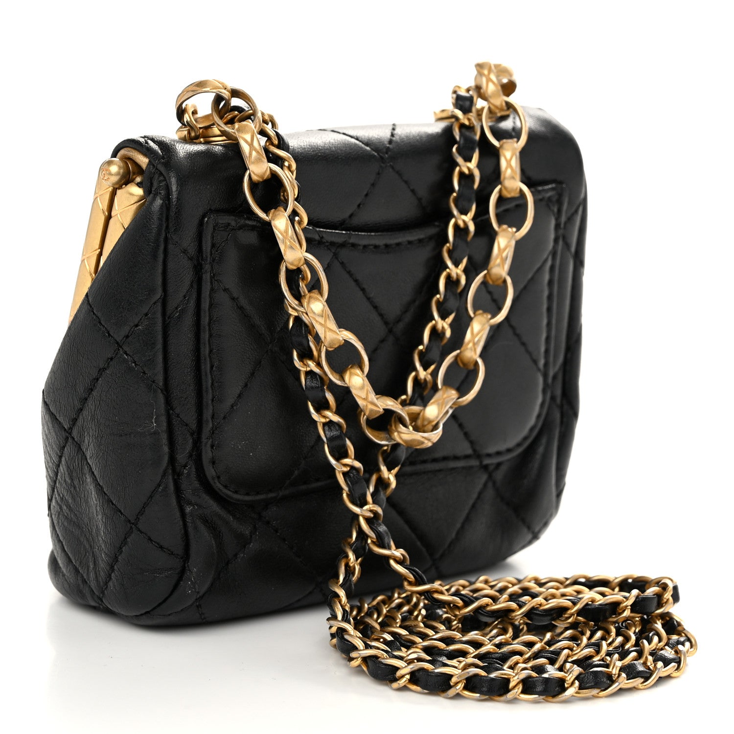 Chanel Lambskin Quilted Small My Crush Bag Black 3 of 11