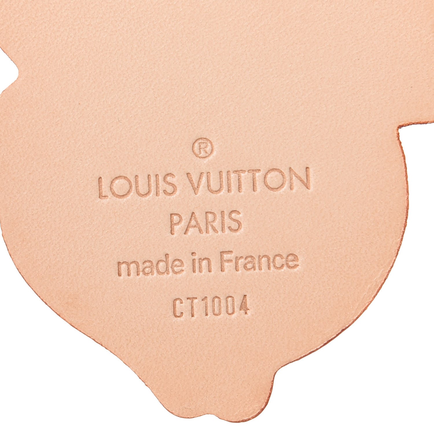 Louis Vuitton Vachetta Monogram Panda Key Ring Bag Charm 3 of 4
