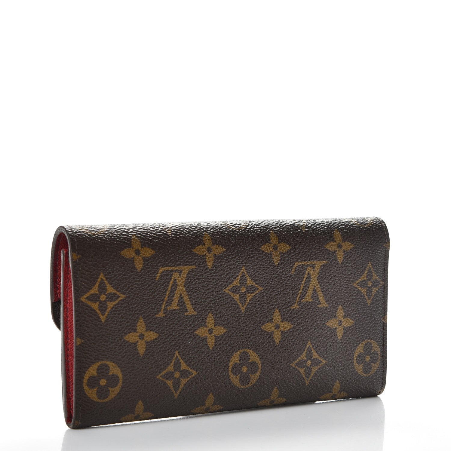 Louis Vuitton Monogram Emilie Wallet Red 3 of 12