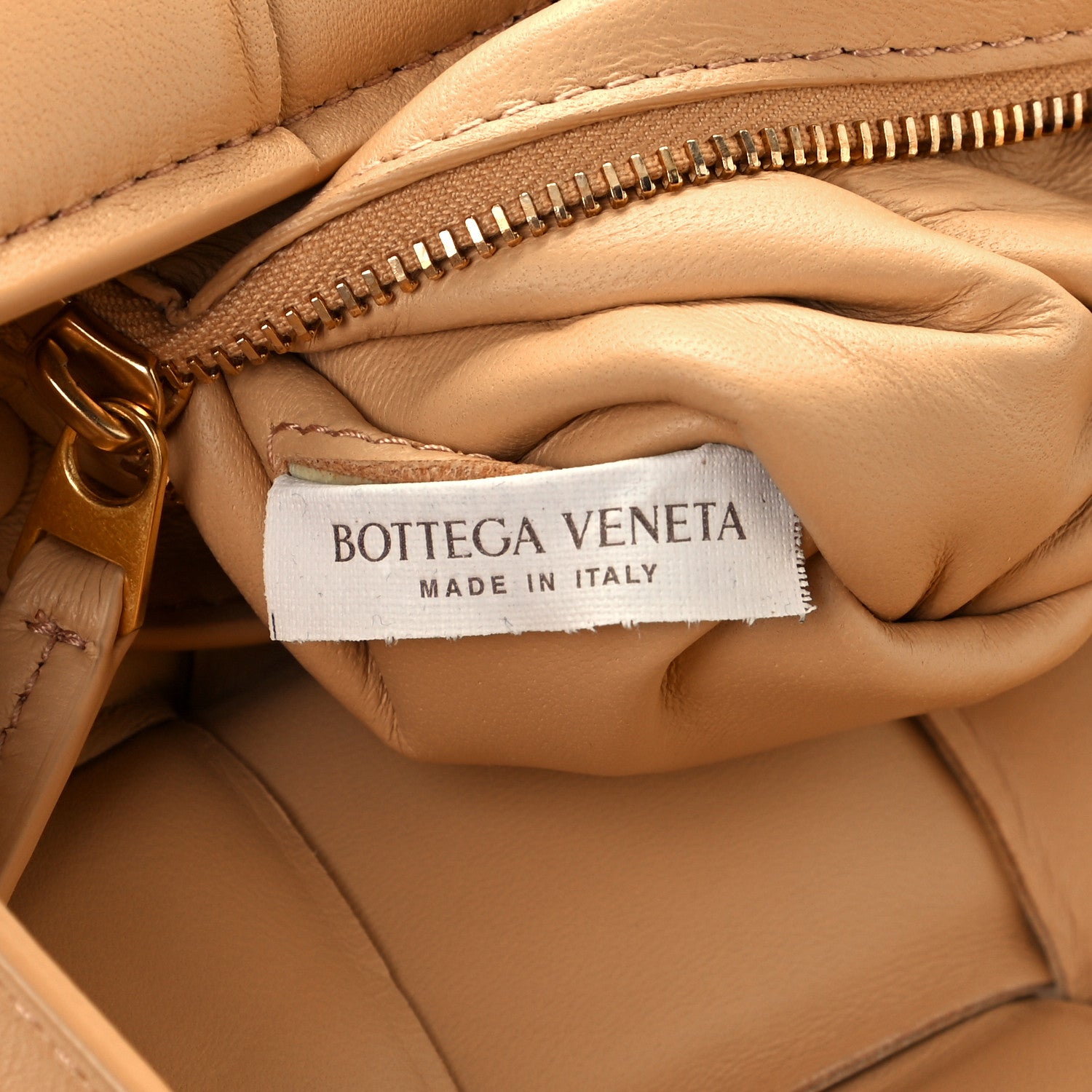 Bottega Veneta Nappa Maxi Intreccio Padded Cassette Crossbody Bag Almond 7 of 12