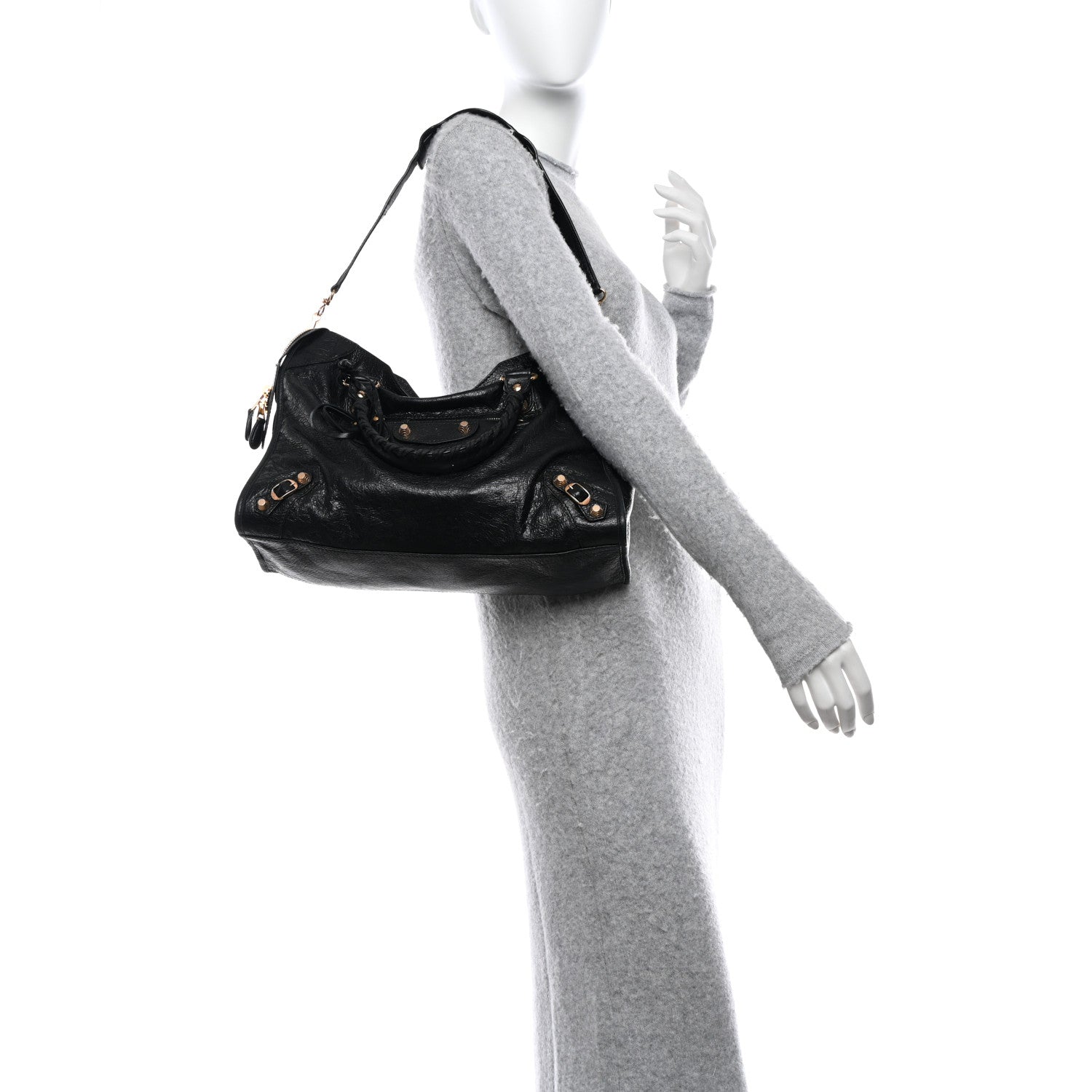 Balenciaga Agneau Giant 12 Gold Hardware City Black 2 of 9