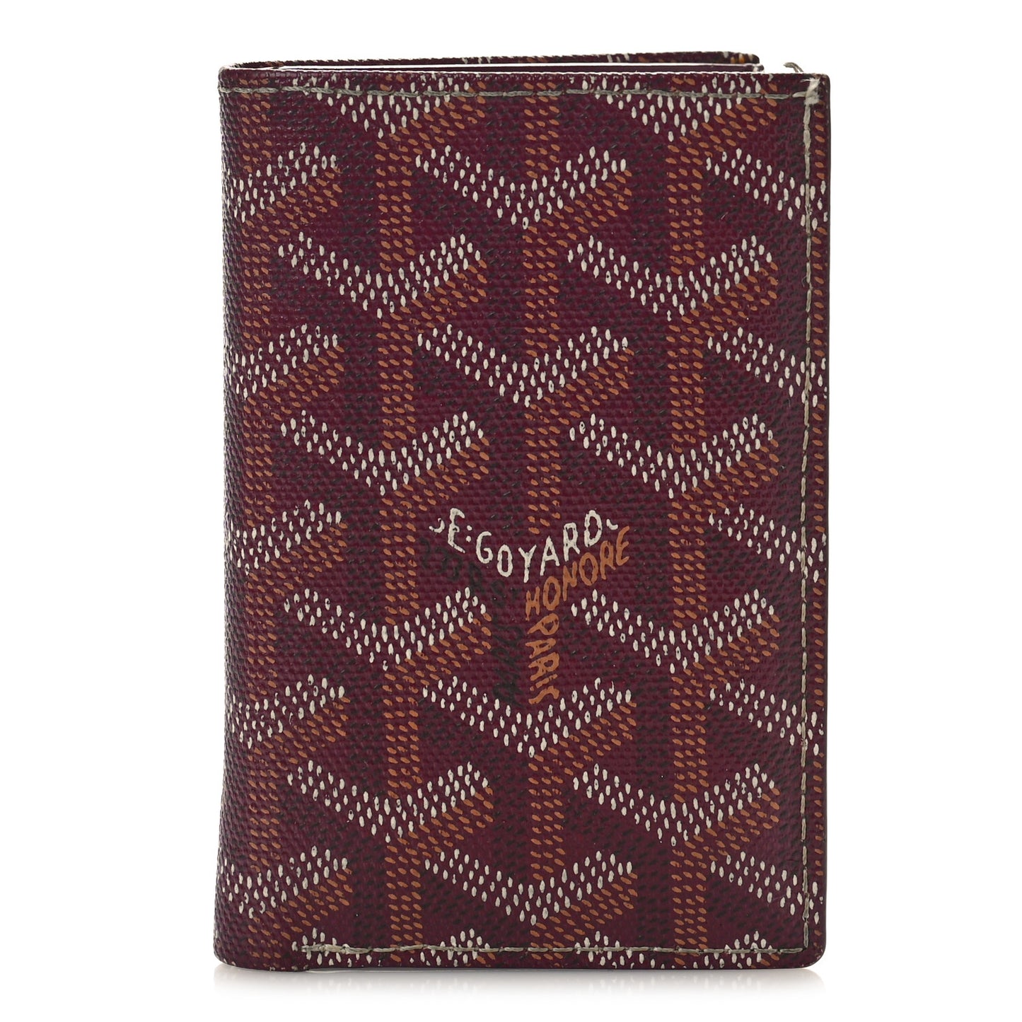 Goyardine Saint Pierre Card Holder Bordeaux