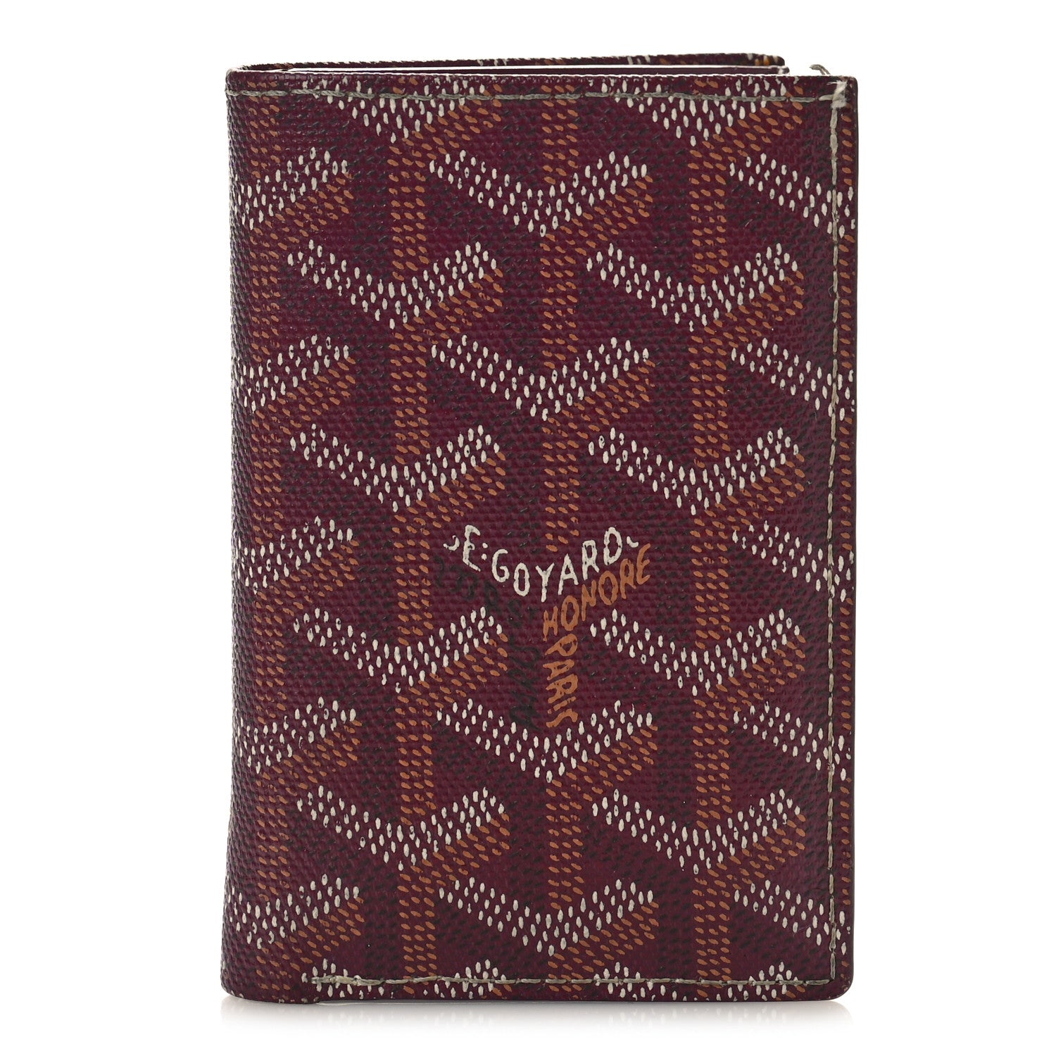 Goyard Goyardine Saint Pierre Card Holder Bordeaux 1 of 10
