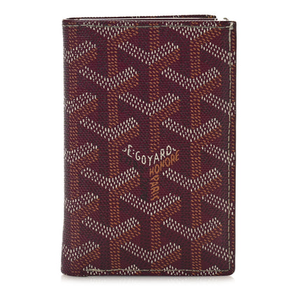 Goyard Goyardine Saint Pierre Card Holder Bordeaux 1 of 10