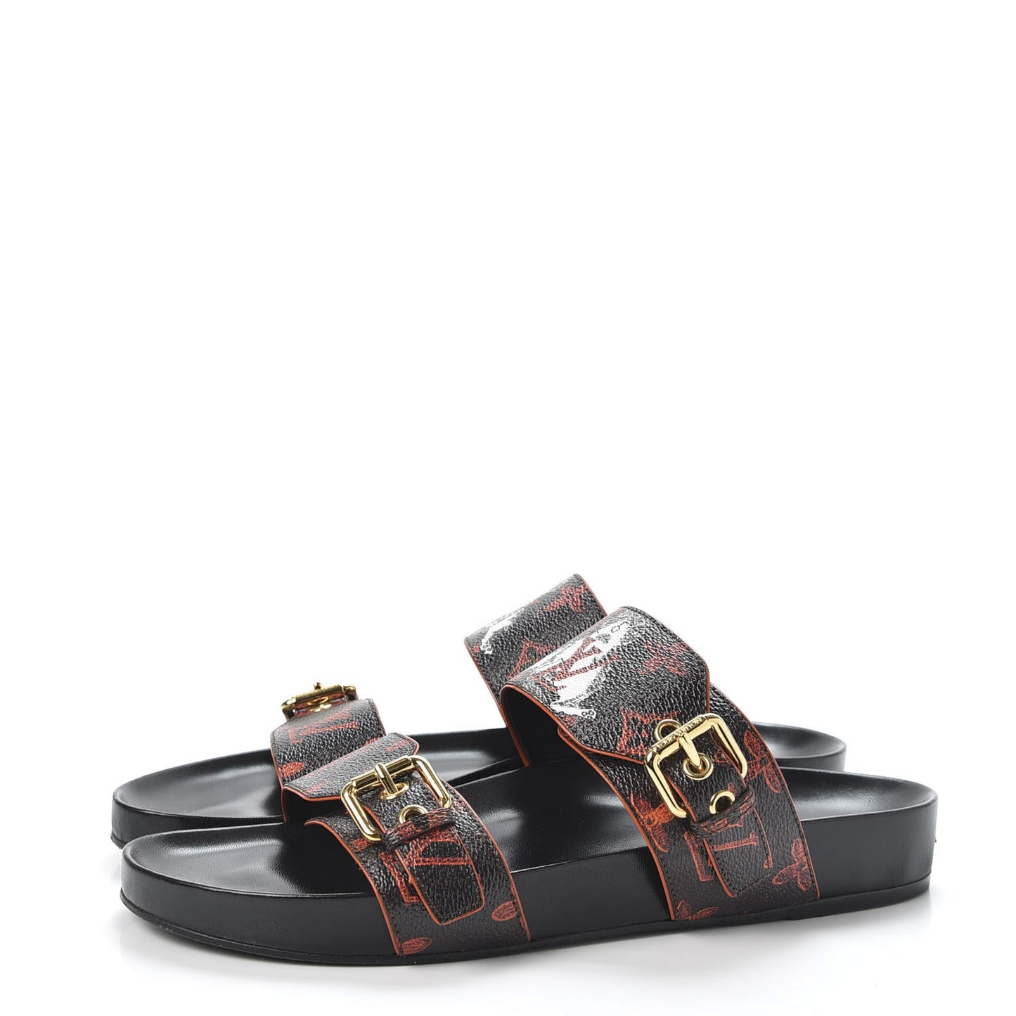Catogram Bom Dia Flat Mule 41 Black Marron