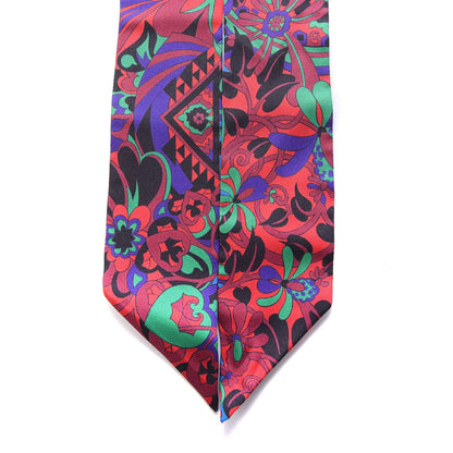 Hermes Silk L'Ivresse De l'Infini Twilly Rouge Violet Vert 2 of 3