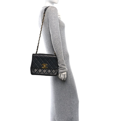 Chanel Lambskin Quilted Medium Square Flap Bag Black 2 of 11