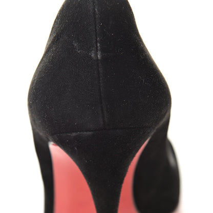 Christian Louboutin Suede Patent Geo 120 Pumps 38.5 Black 14 of 15