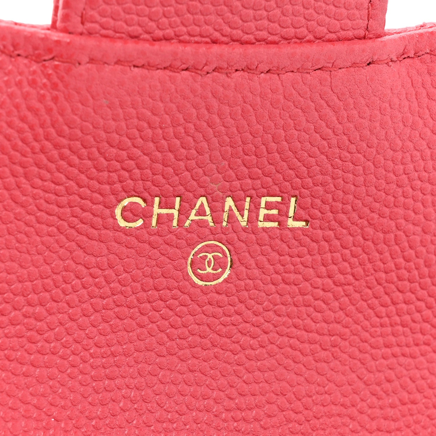 Chanel Caviar Quilted Flap Card Holder Pink 6 of 13