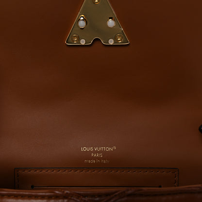 Louis Vuitton Lambskin Malletage Wallet On Chain GO-14 Tan 6 of 9