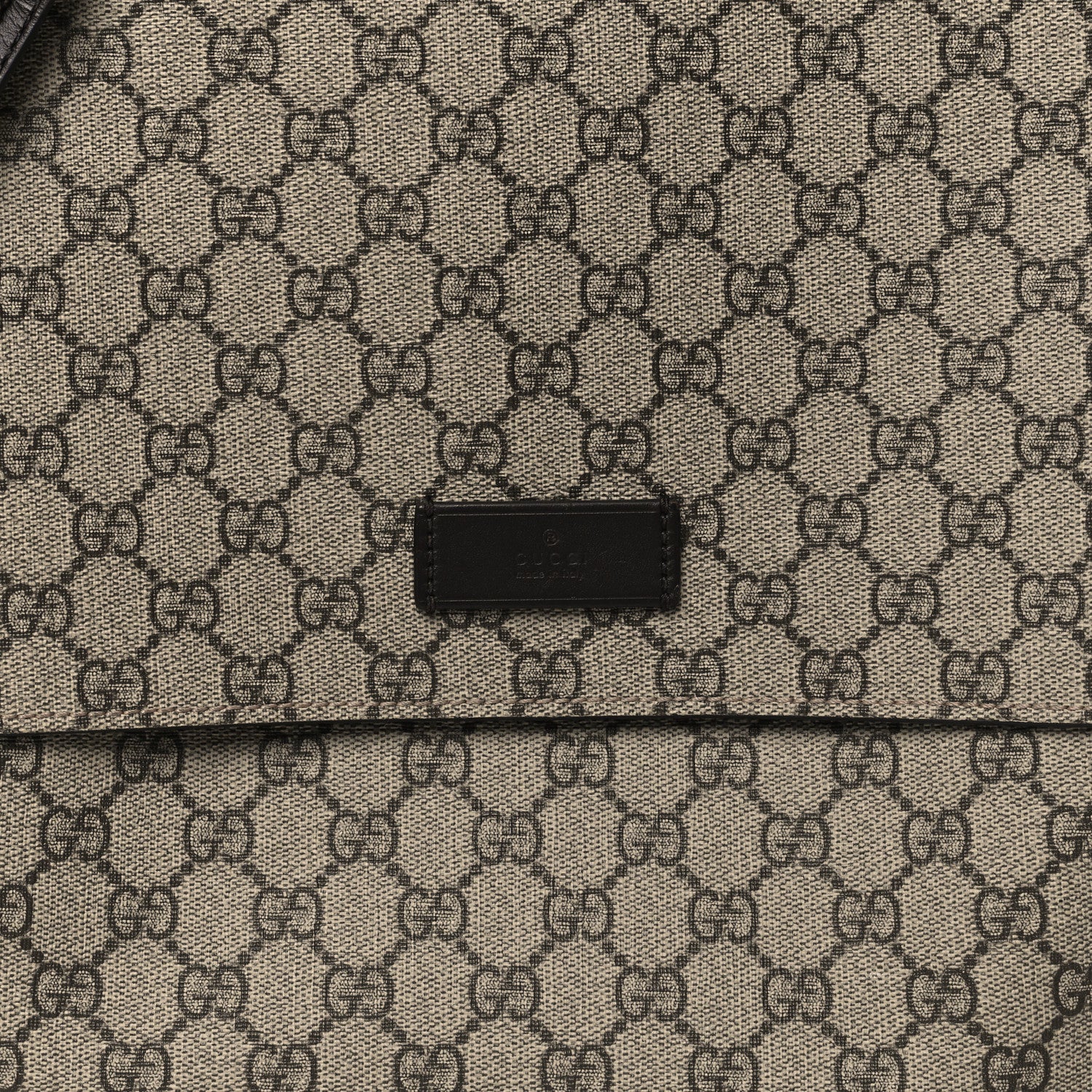 Gucci GG Plus Monogram Messenger Diaper Bag Dark Brown 9 of 11