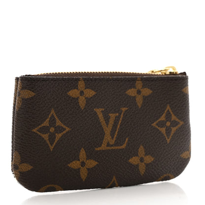 Louis Vuitton Monogram 2022 Christmas Animation Paris Key Pouch Pink 3 of 7